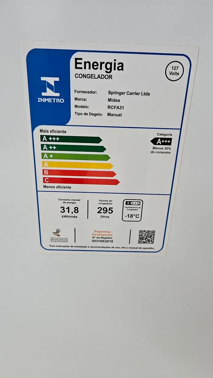 Freezer 295L midea horizontal - Foto 3