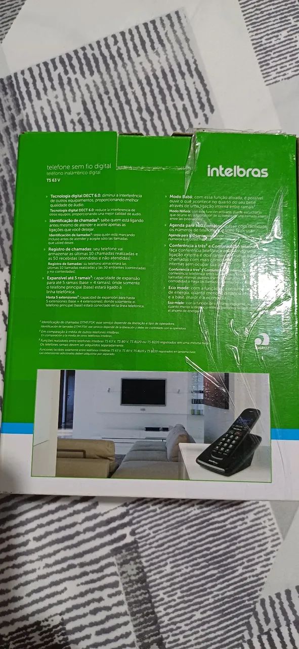 Telefone sem fio digital Intelbras TS63 V - Foto 6