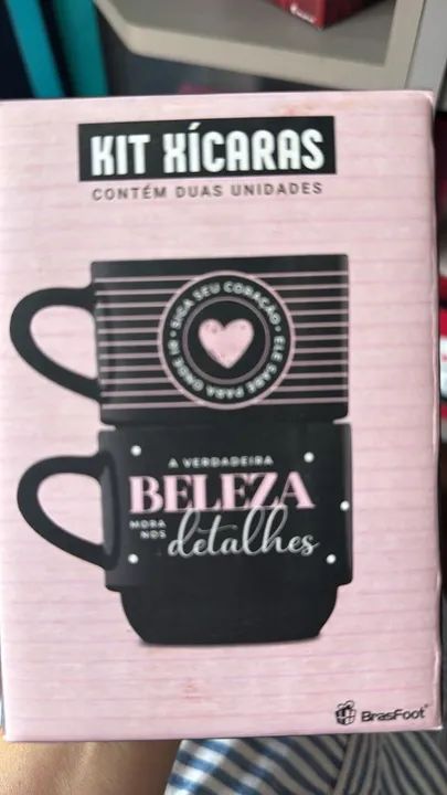 Kit Xícaras - Sorriso e Gratidão - Foto 2