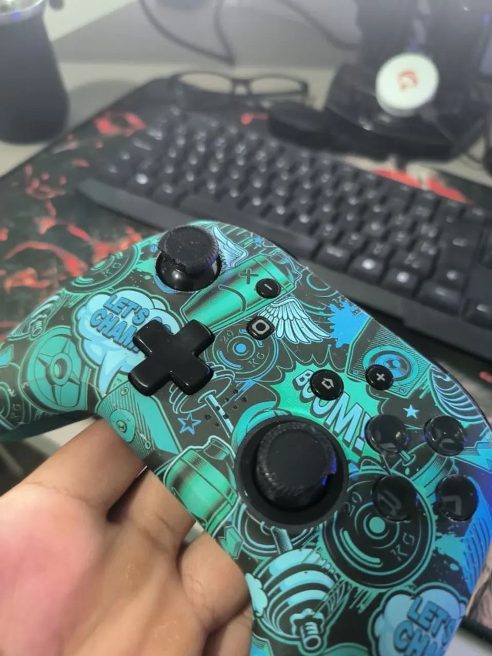 CONTROLE SEM FIO PARA PC E NINTENDO SWITCH  - EasySMX ESM-4108 - Foto 3
