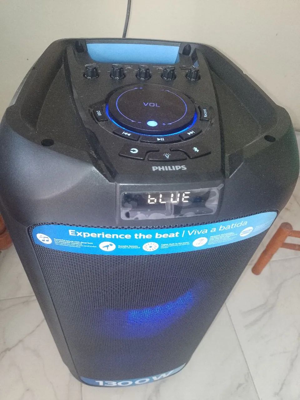 Caixa de Som Philips Bluetooth 1300W