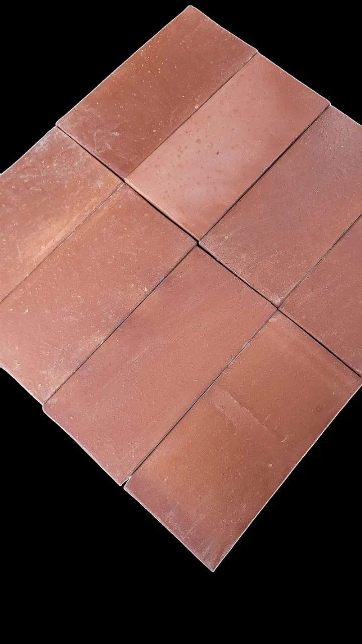 Piso Ceramico Rustico Retangular Terracota  - Foto 5