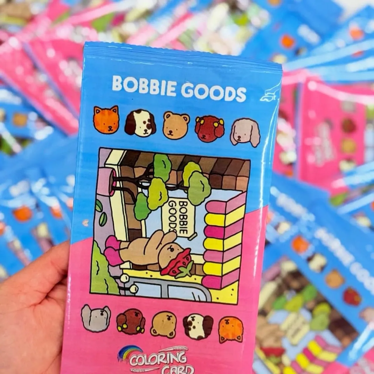 Card para colorir bobbie goods