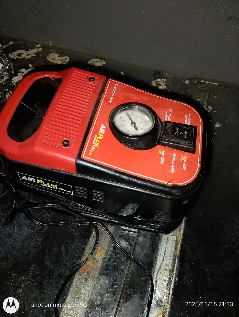 Compressor portátil liga mas não sai ar - Foto 2