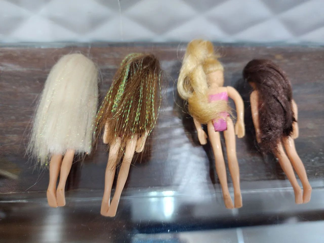 4 Bonecas Polly Pockety com cabelo real vintage 1a geração de 2005 - Foto 2