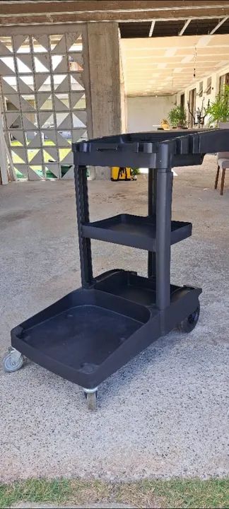 Carrinho auxiliar de limpeza  - Foto 3