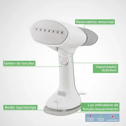 Ferro Vaporizador Black+decker Bdv3000 1220w 3 Em 1 110v - Foto 4