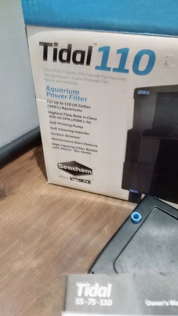 Filtro de água para aquário Tidal 110 - Novo - Foto 3