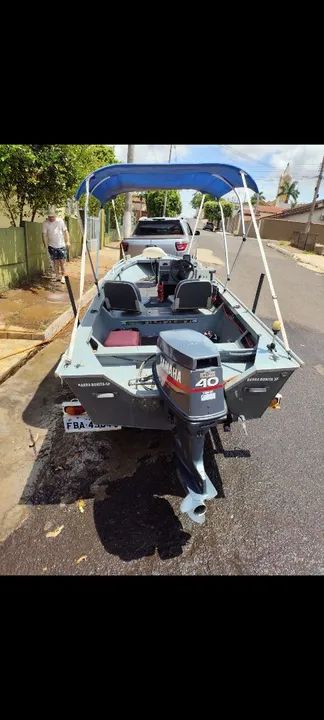 Lancha leveford motor 40 Yamaha carretinha onde 