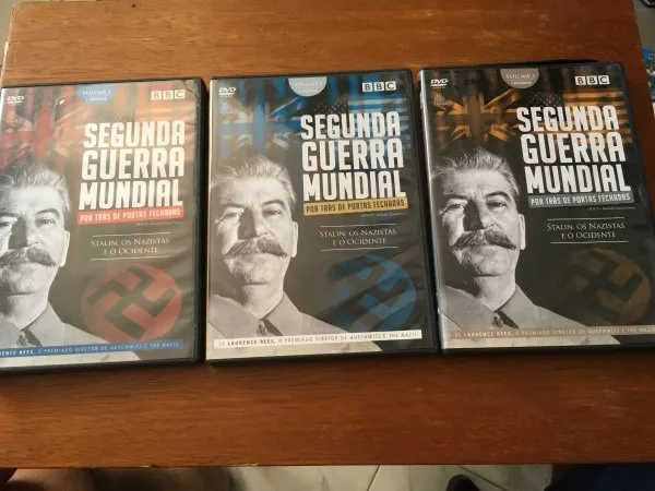 3 DVDS Segunda Guerra Mundial Vol. 1,2 e 3