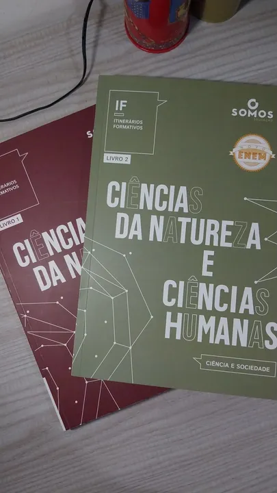 Livros de Ciências da Natureza e Humanas - ENEM - IF