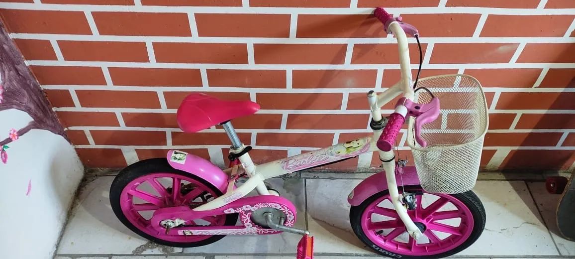 Bicicleta Infantil Barbie - Foto 4
