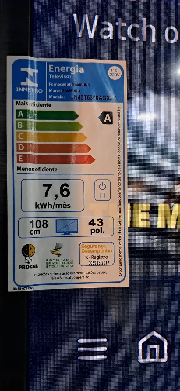Tv Samsung 43 polegadas  - Foto 2