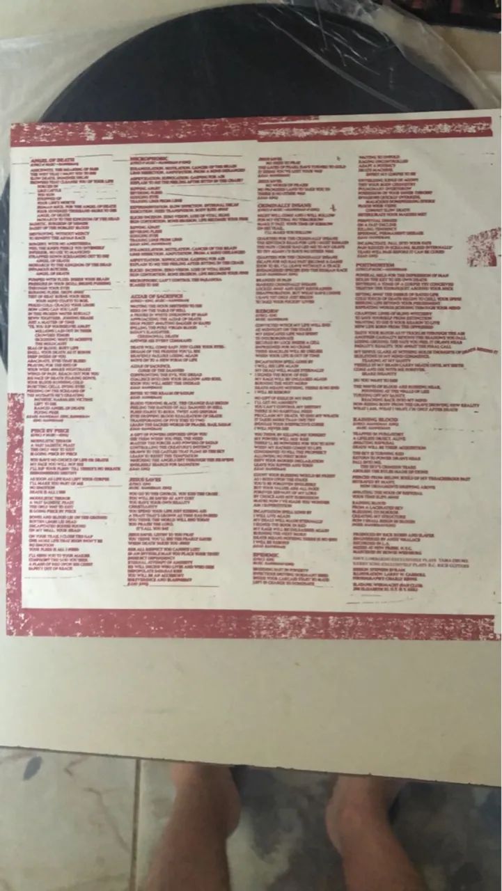 LP Slayer - Reign in Blood original 1987 - Foto 4