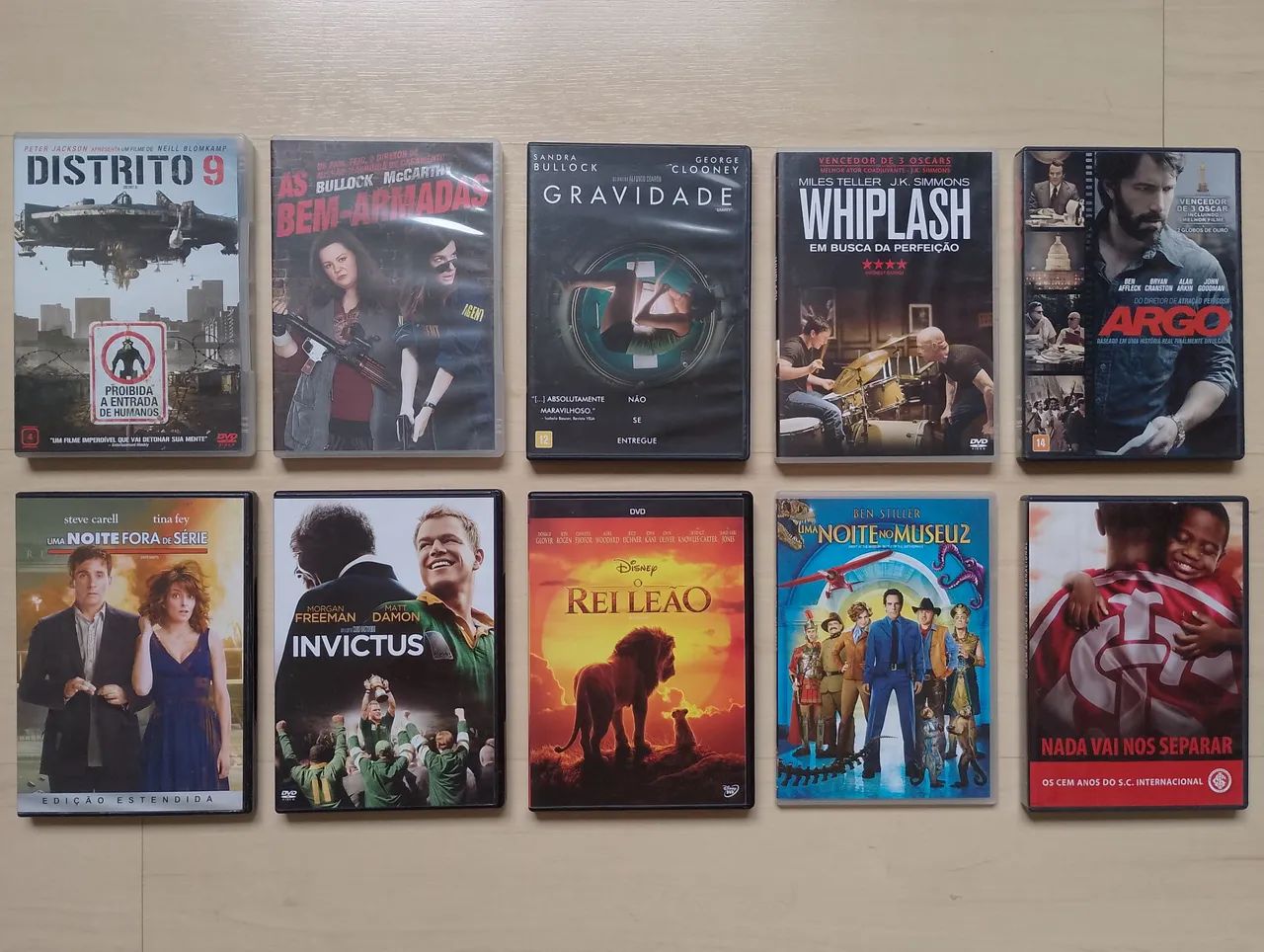 DVDs de filmes - Diversos Gêneros - 10 filmes 