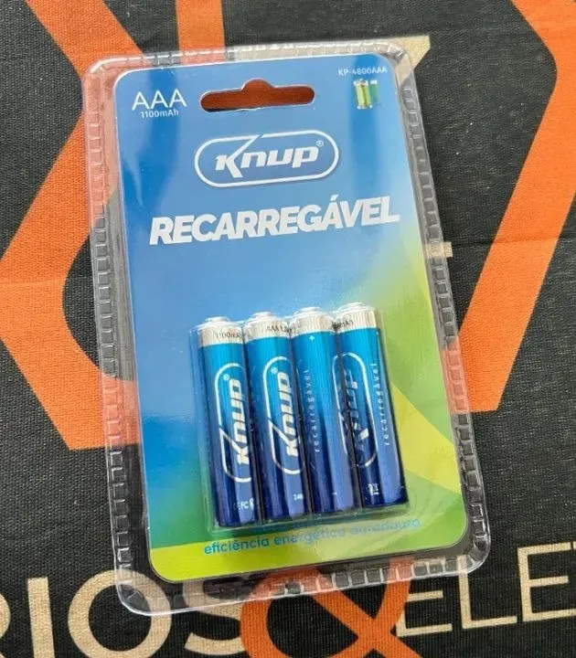 PILHAS RECARREGAVEIS AAA