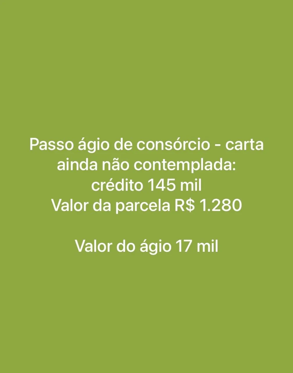 Ágio de consórcio