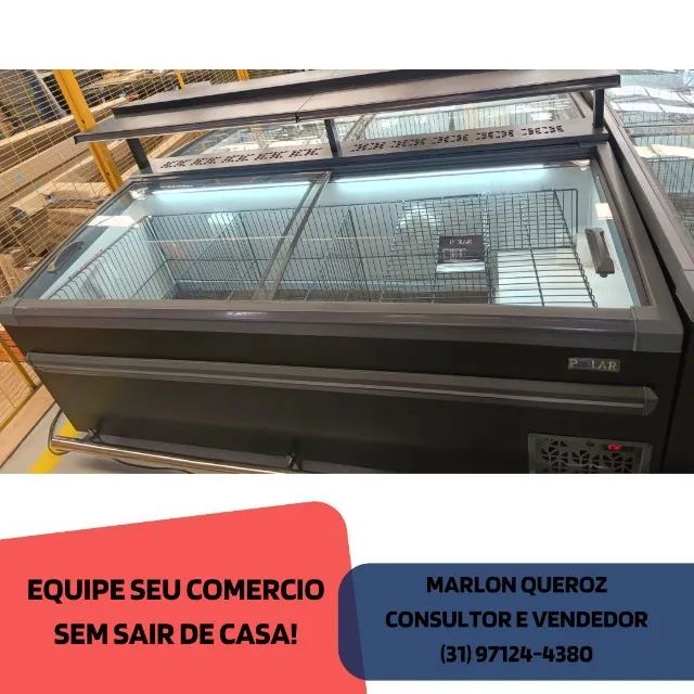 Ilha de Congelados 2M 930 Litros Polar Nova