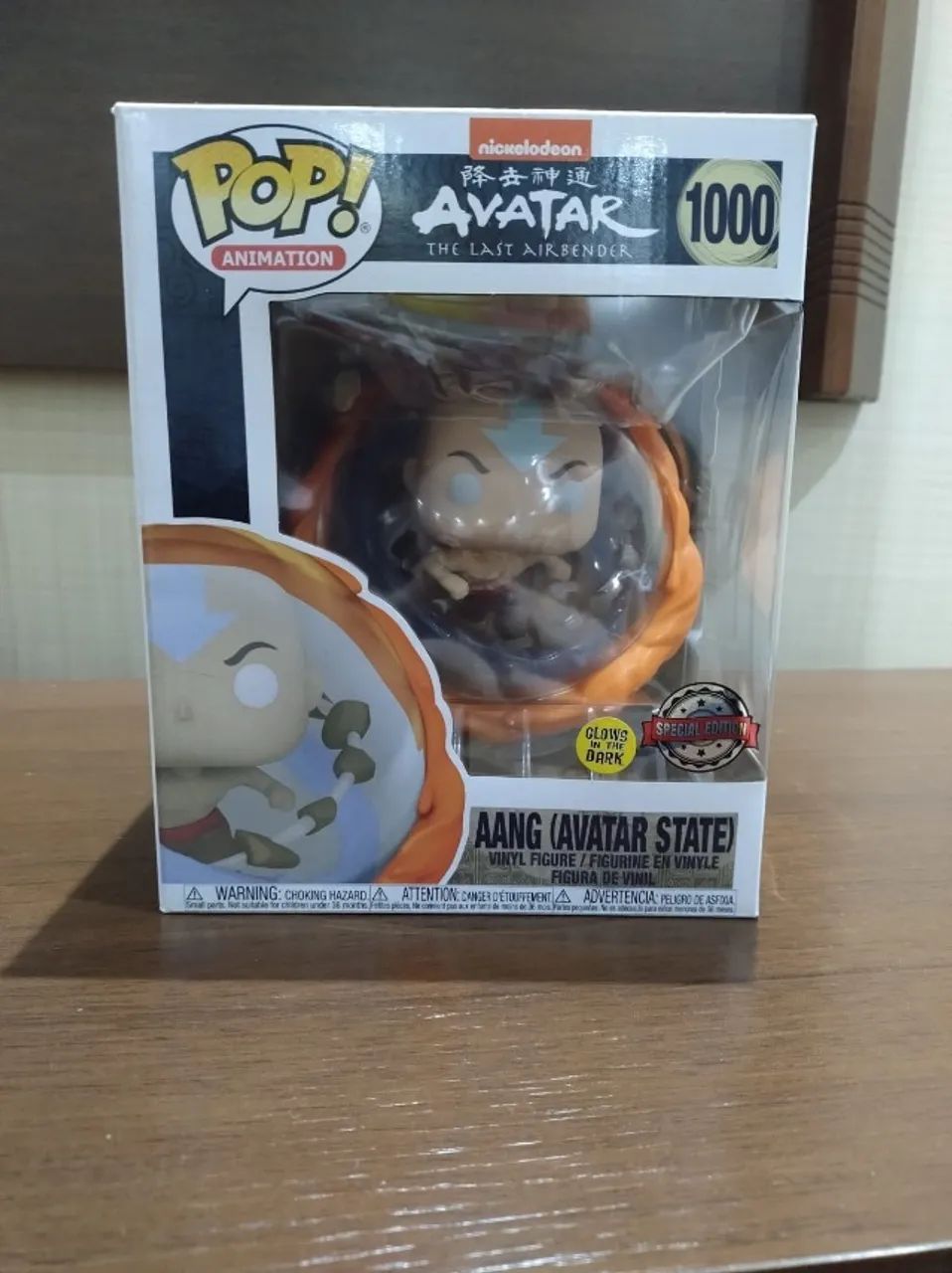 Funko Pop Avatar AANG 1000 en Edition Spéciale Glows in the Dark