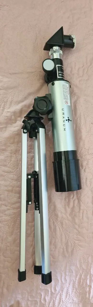 Telescópio Prateado Refractor Uranum407687348765347844