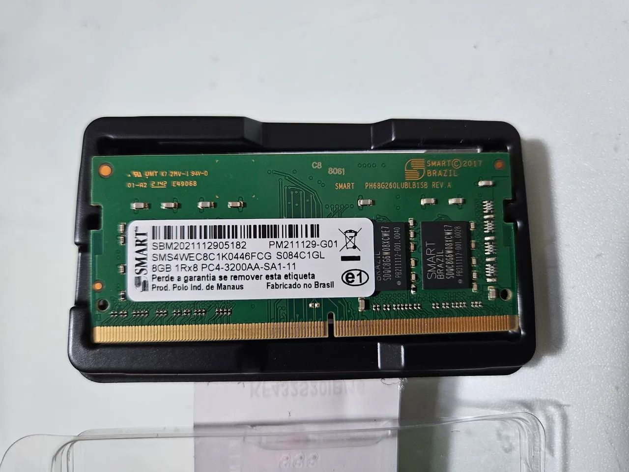 Memória RAM 8GB DDR4 SMART PC4-3200AA
