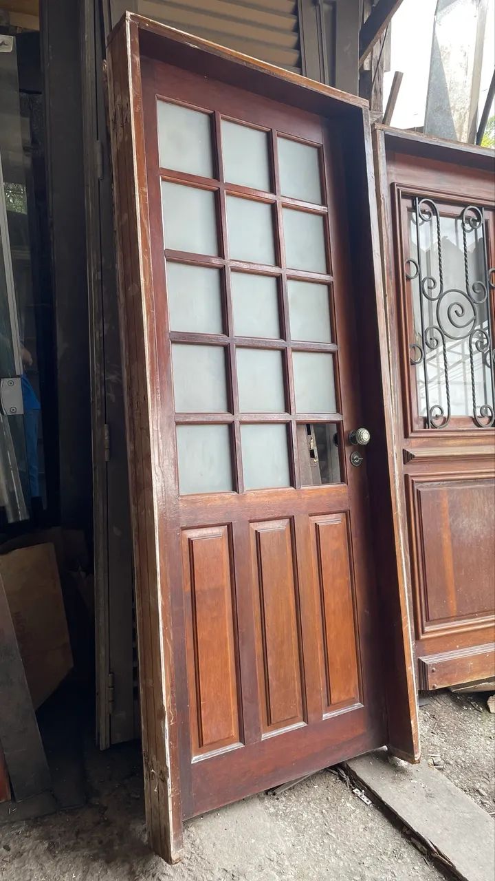 Porta de Madeira Maciça - 0,80 x 2,1064750514351233122