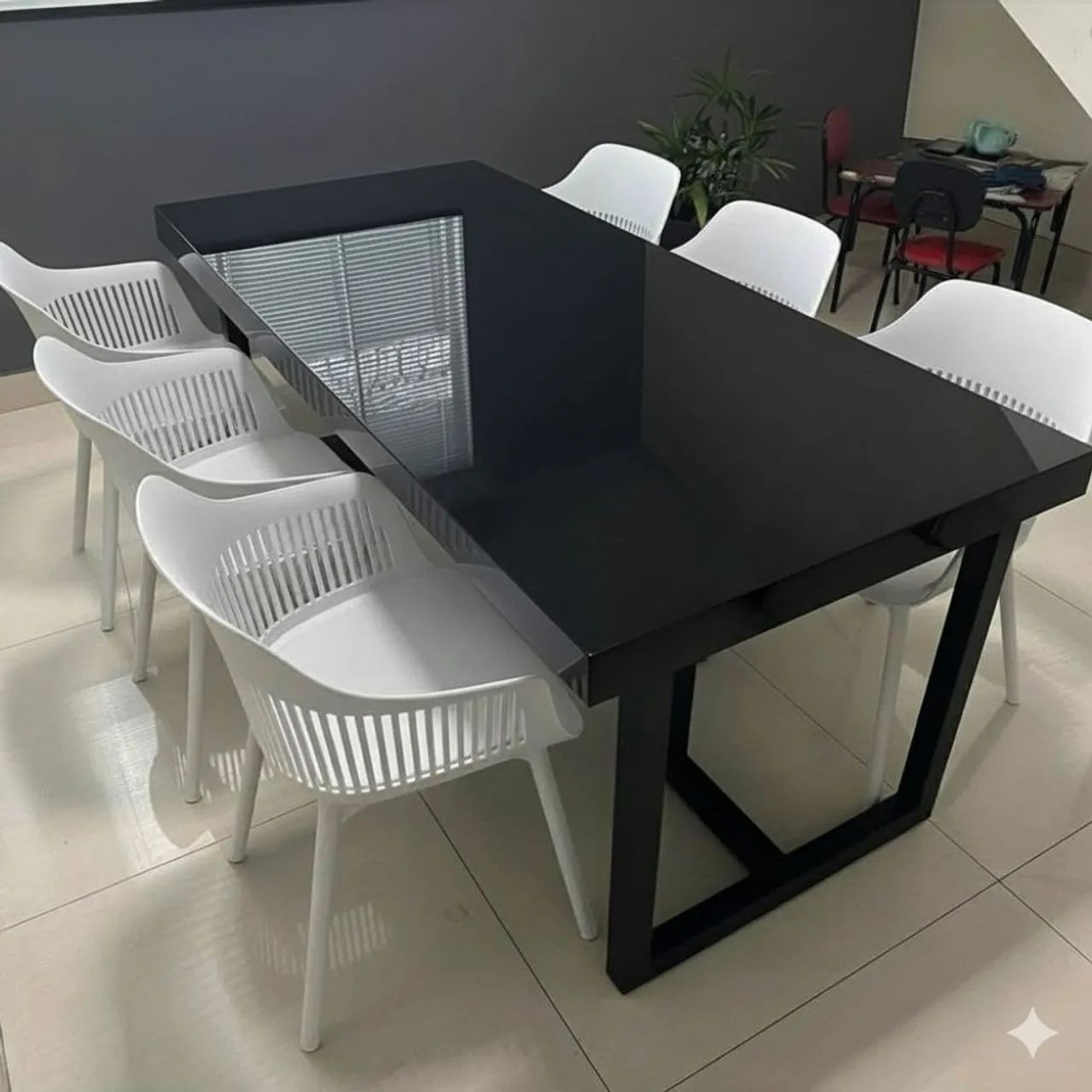 Mesa de ardósia pintada  - Foto 2