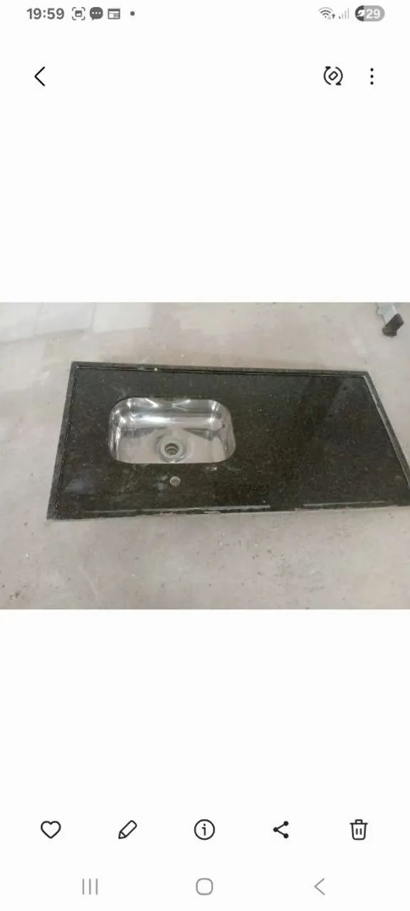 Pia em granito 64341726848002121