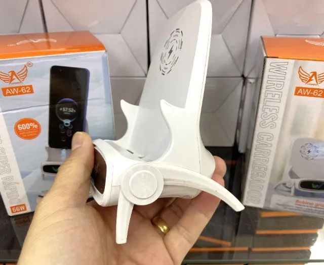 Carregador sem Fio, por Indução, 15W Altomex AW-62 Novo - Foto 5