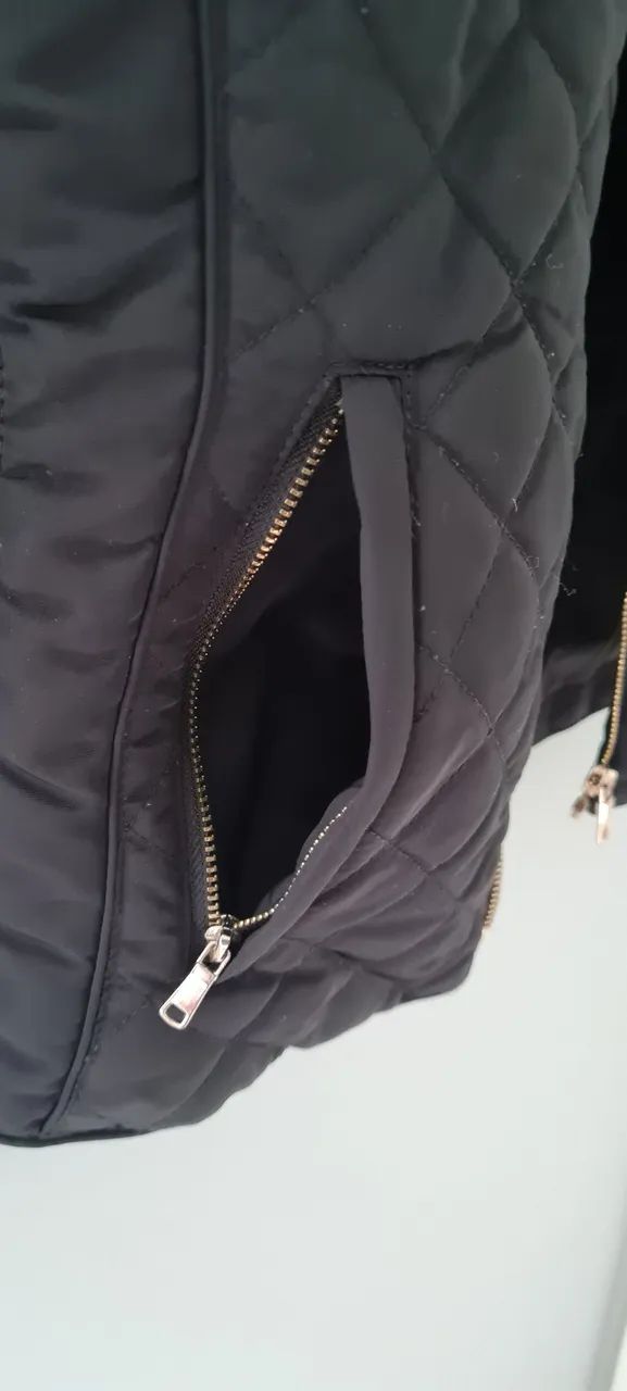 Colete preto puff da Zara - Foto 4