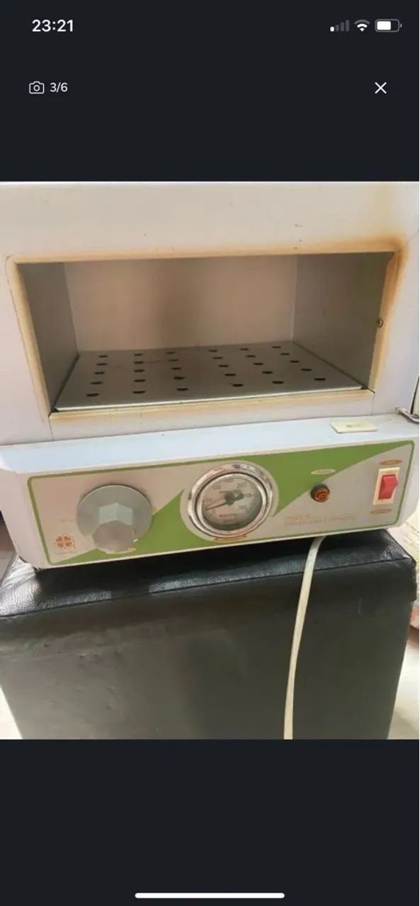 Estufa , esterilizador de alicates 