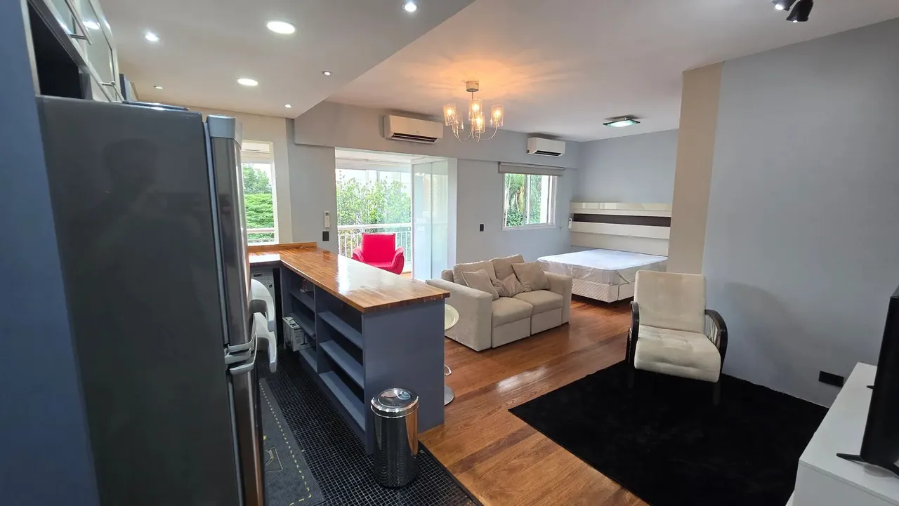 Imóvel para aluguel possui 55m², mobiliado, ar condicionado, varanda fechada - Cerqueira C