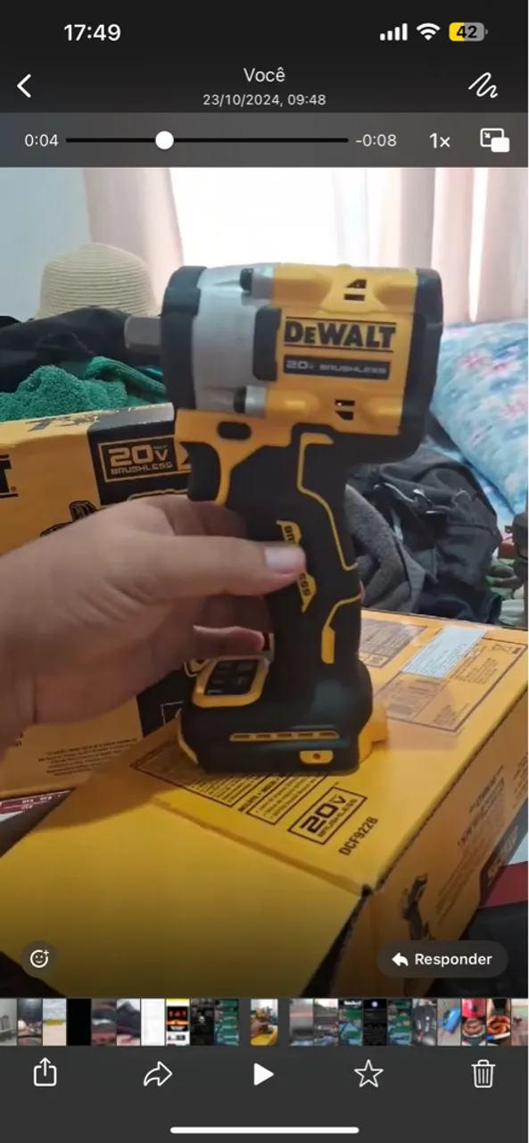 Chave de Impacto Dewalt 20V Brushless DCF9228