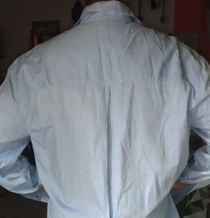 Camisa social azul  - Foto 4