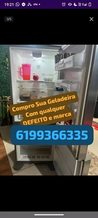 XomPro GELADEIRA INOX com defeito