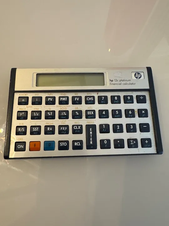Calculadora HP 12c Platinum - Financeira