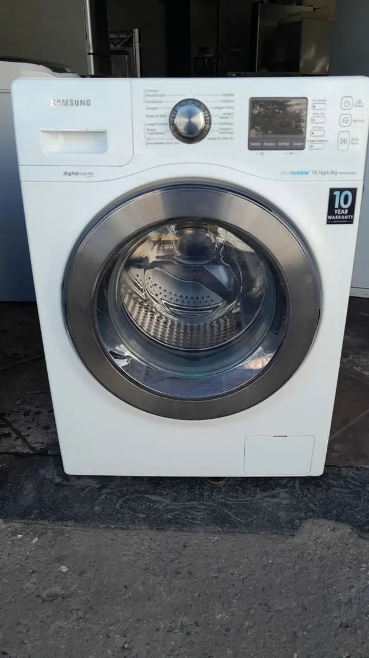 Máquina de Lavar e Secar Samsung Eco Bubble 10 kg/6kg - Foto 3