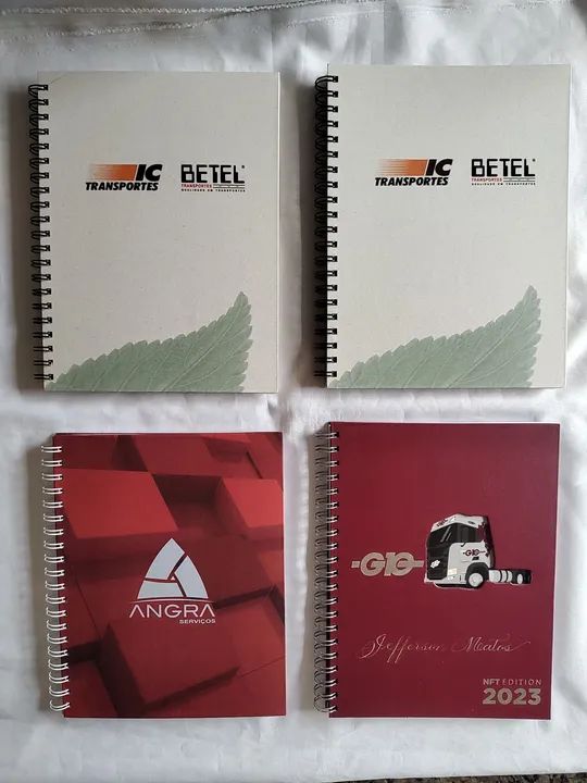 Lote de 10 Cadernos Executivos - Novos e Usados! - Foto 2