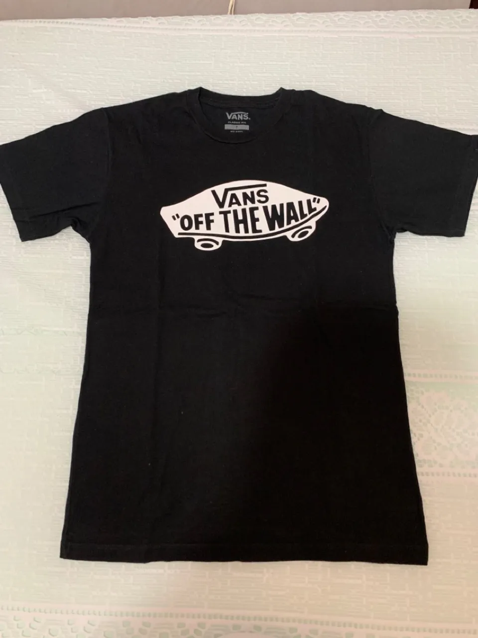 Camiseta Vans Off The Wall - Preta