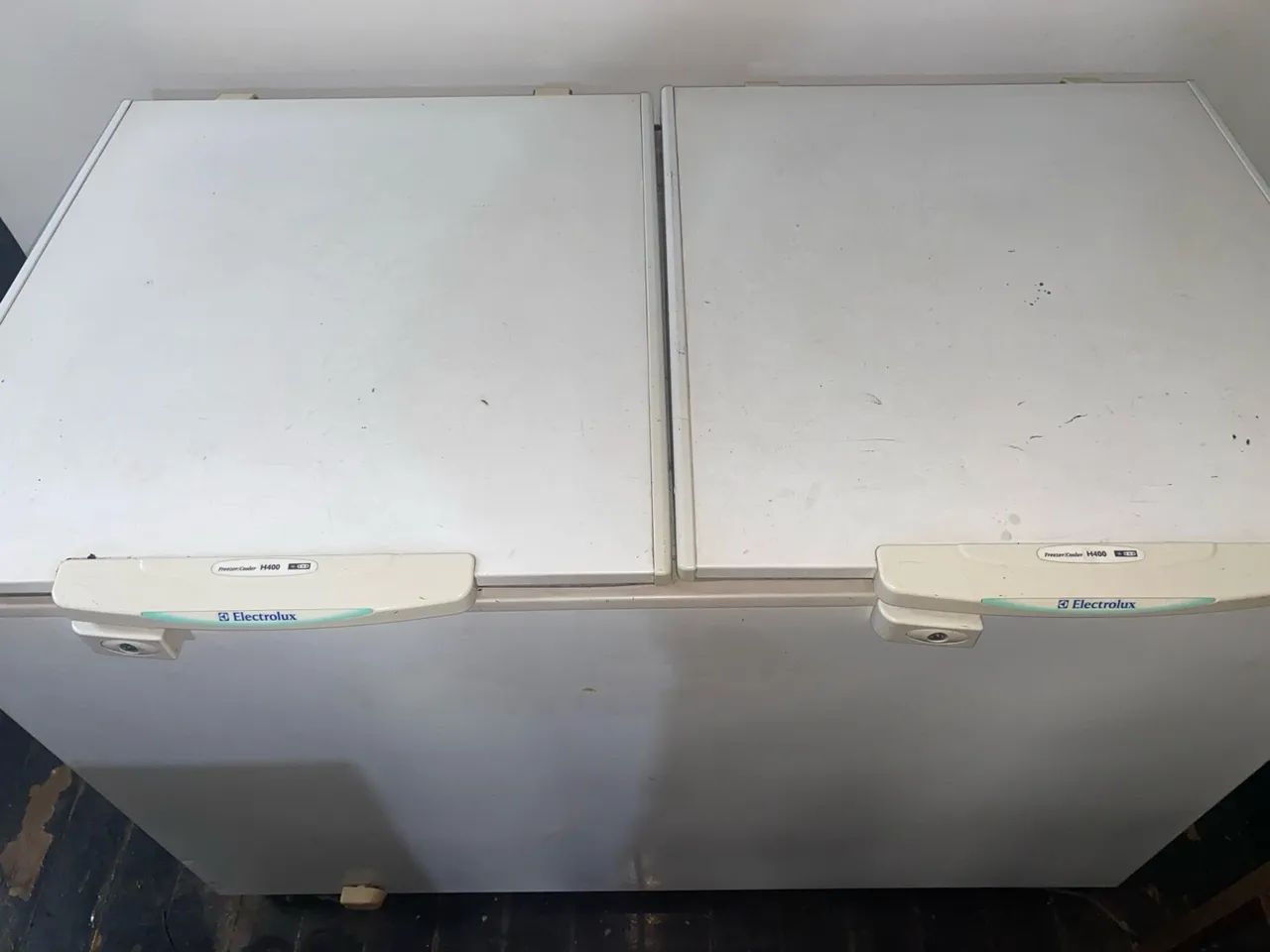 Freezer Horizontal Electrolux H400 2 Portas 385L 220v - Foto 5