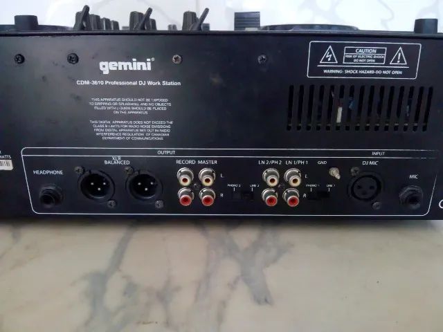 Mix Gemini Cdm 3610 Mp3 Cd Duplo Com Defeito - Foto 5
