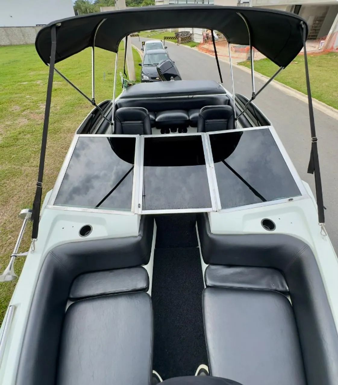 Lancha Ventura Confort 21 pés, motor Mercury 200hp V6 - Foto 6