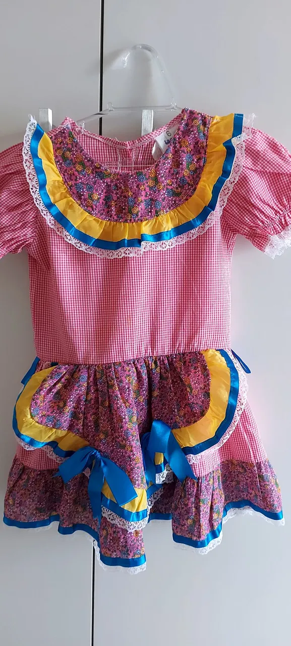 Vestido Festa Junina Infantil