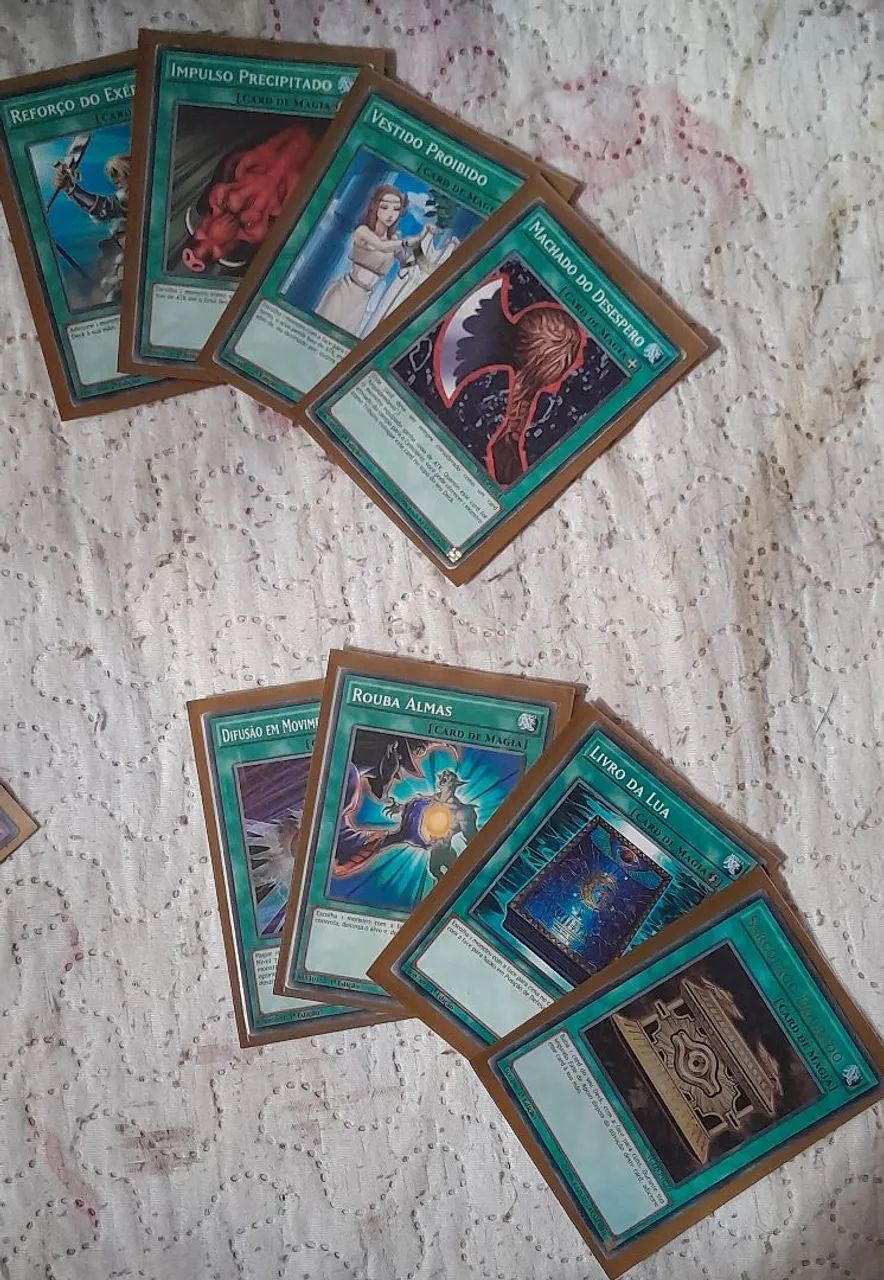 Cartas Yu-Gi-Oh! em bom estado
