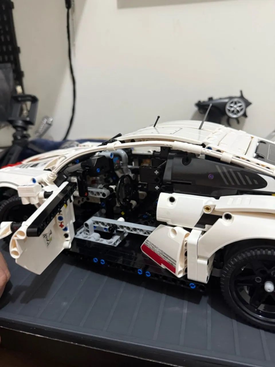 Blocos de montar Porsche 911 RSR com 1580 Peças e 50cm - Foto 6