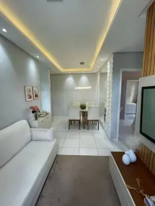 Viver Bem Condomínio Clube apto 2/4; 1 WC;  1 vaga de garagem