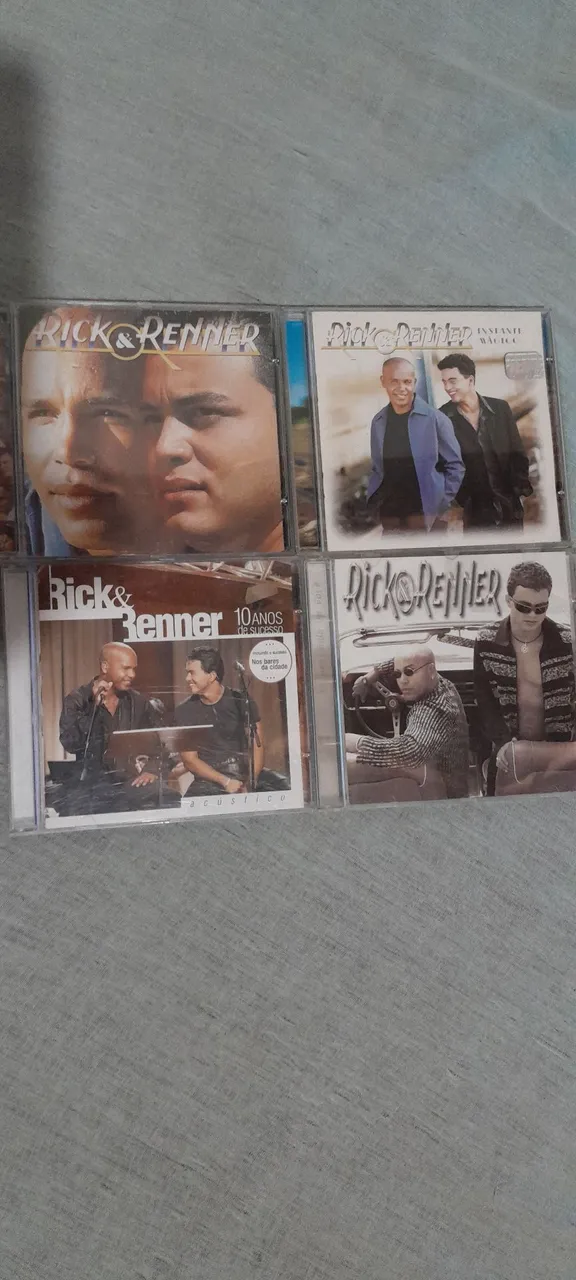 Coleção de CDs Rick & Renner