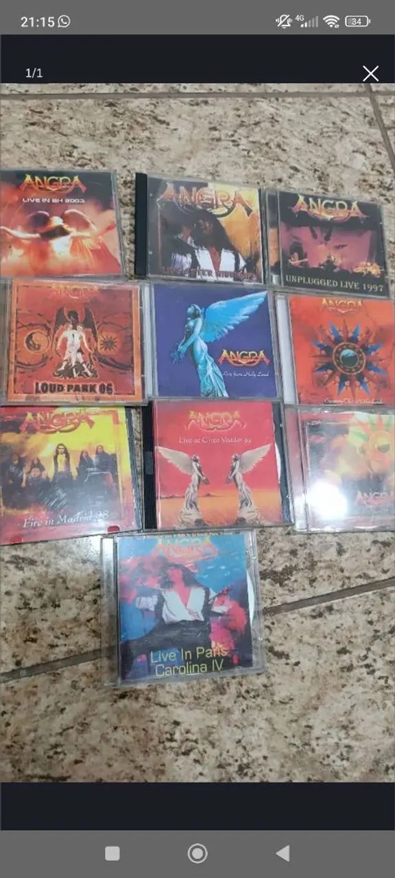 CDs Angra raros
