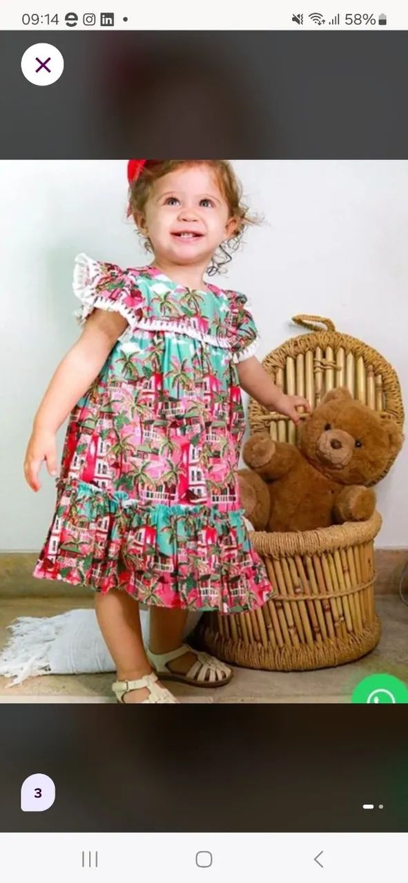 Vestido Estampado Roana