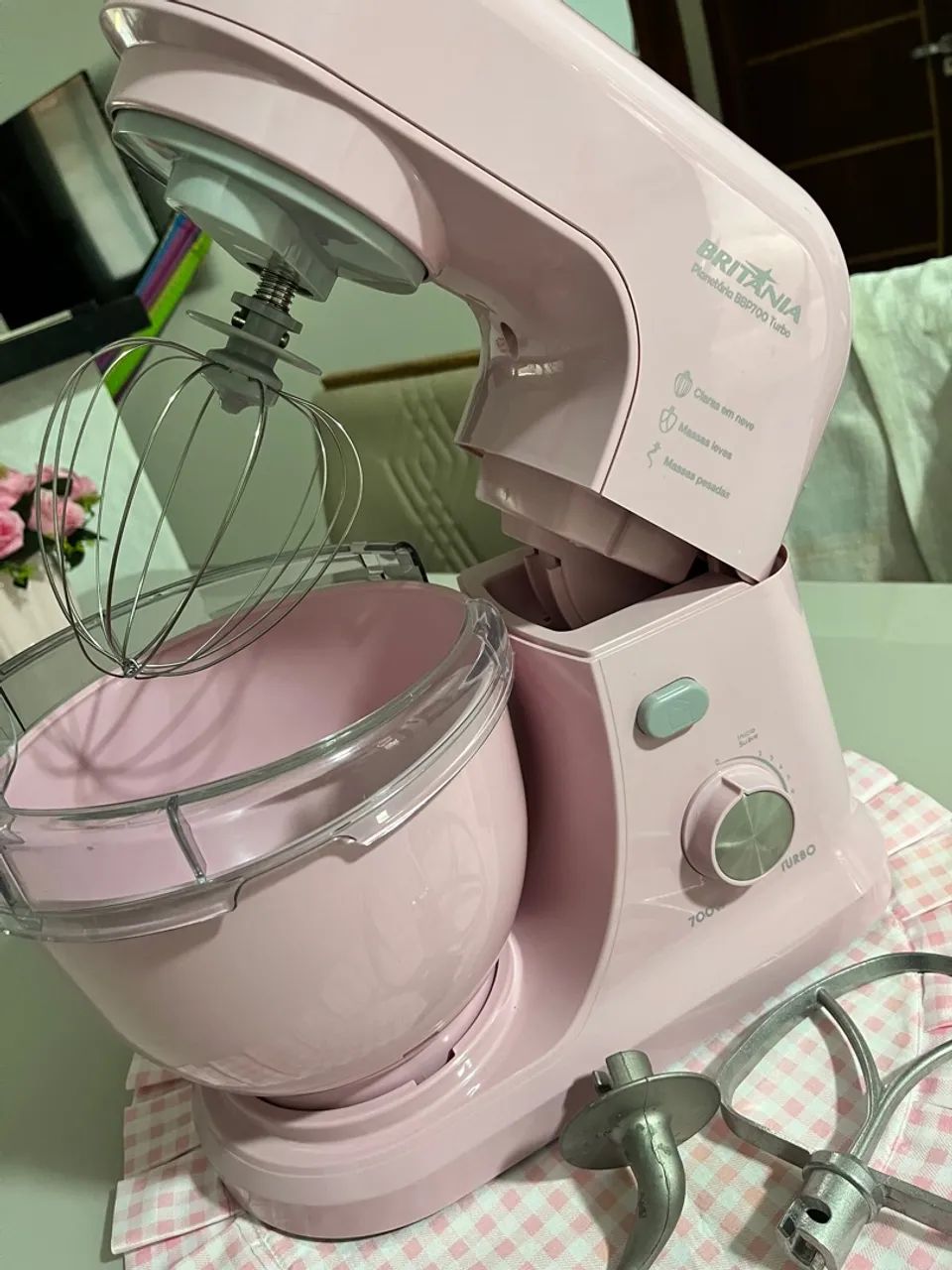 Batedeira Rosa com Batedores - Foto 3